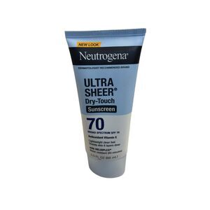 Neutrogena Ultra Sheer‎ Dry Touch Sunscreen SPF 70 3oz Broad Spectrum New Unseal